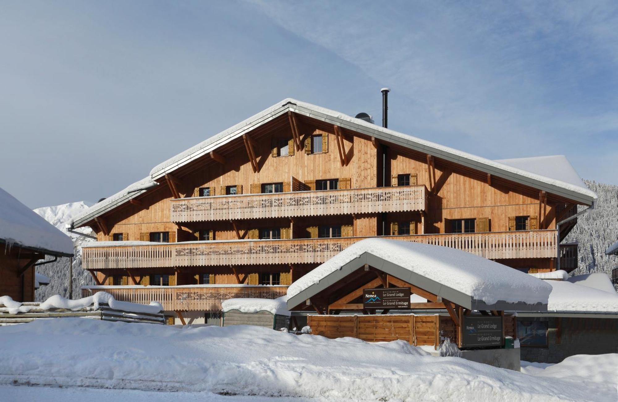 Résidence Néméa Le Grand Ermitage Châtel Exterior foto
