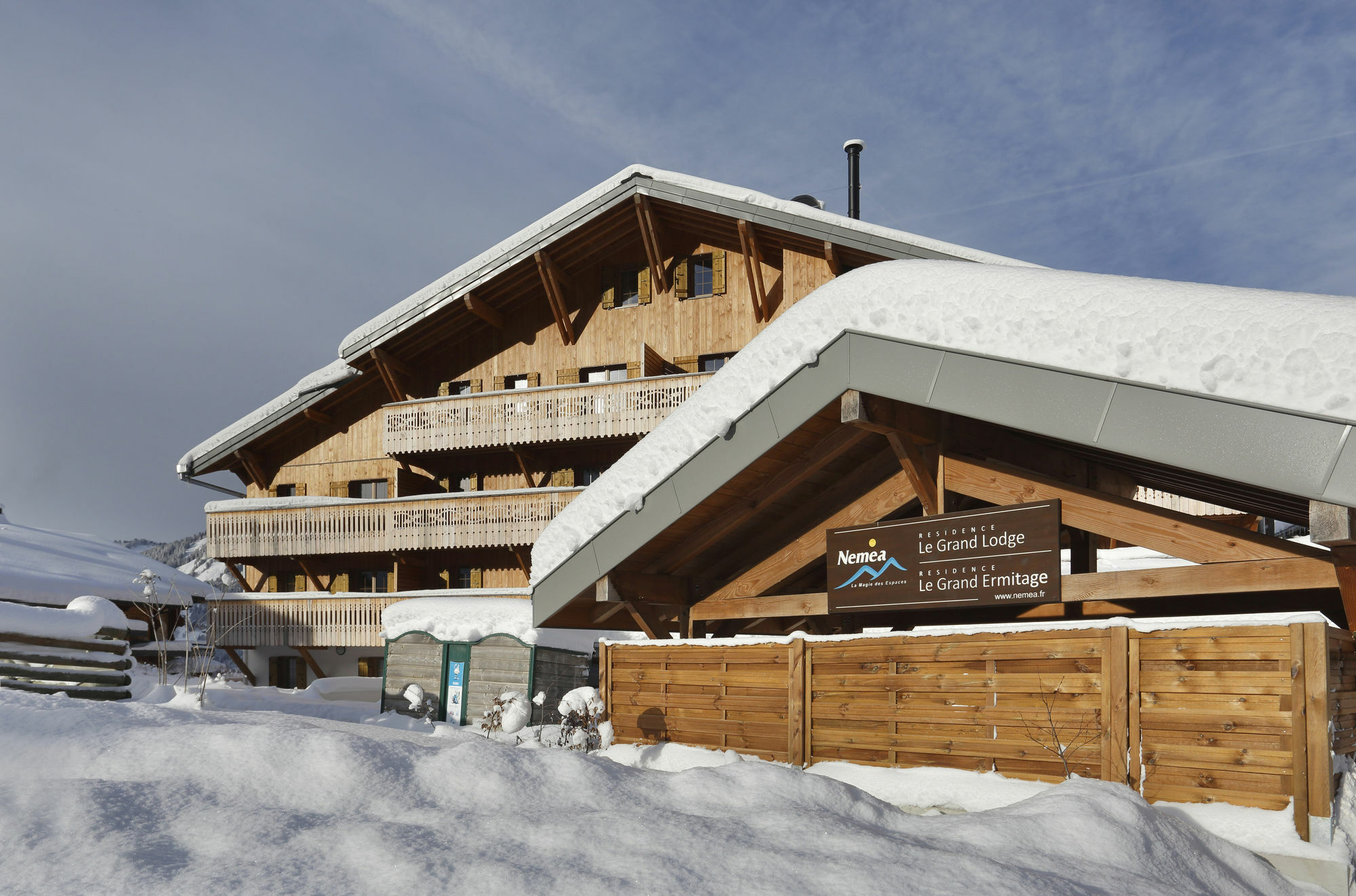 Résidence Néméa Le Grand Ermitage Châtel Exterior foto