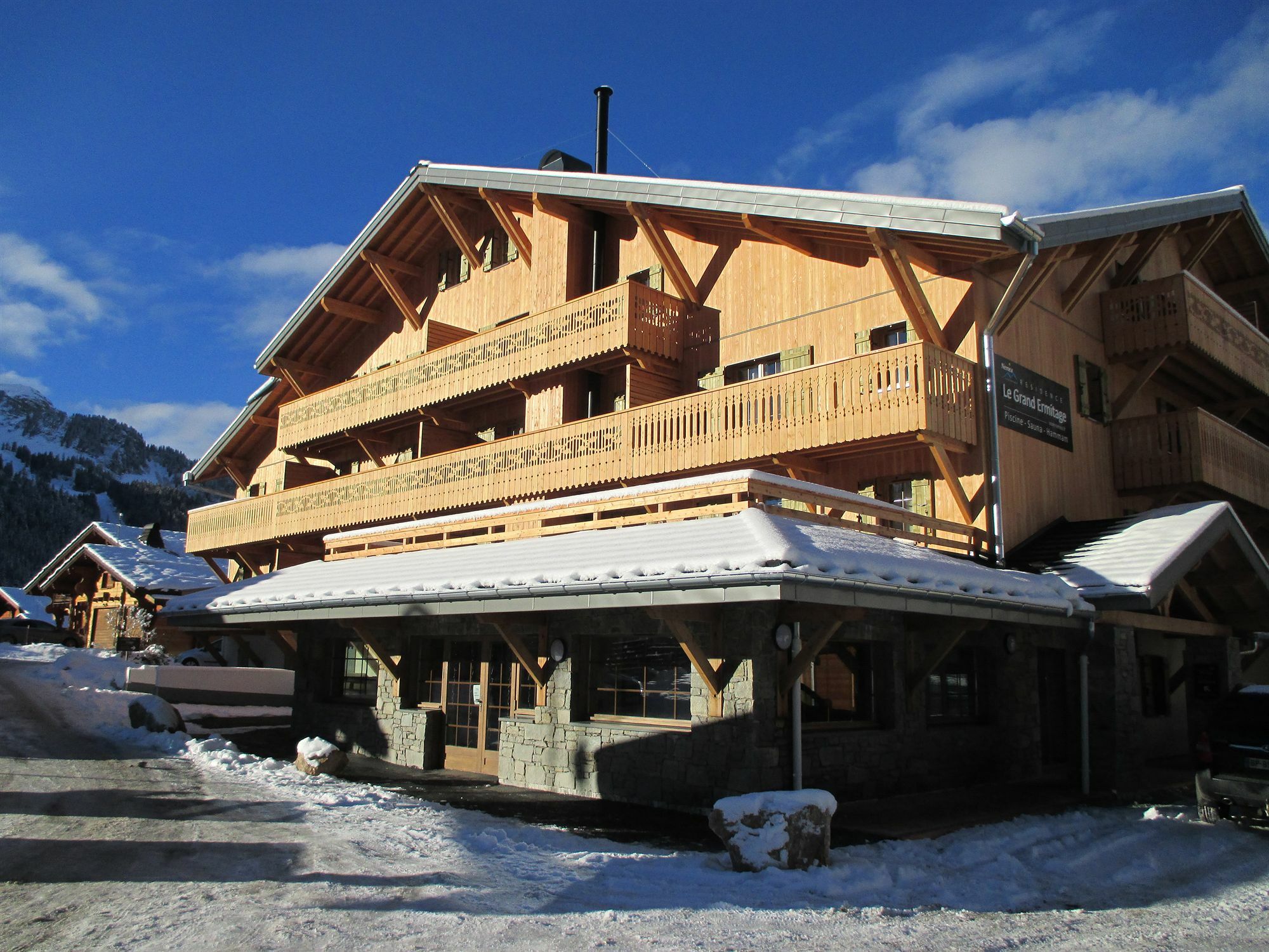 Résidence Néméa Le Grand Ermitage Châtel Exterior foto